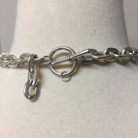 Pretty light and dark amber marbled necklace. - Picture 4 of 4